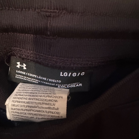 Under Armour Black Jogger Sweatpants - Men's Large - Picture 4 of 4